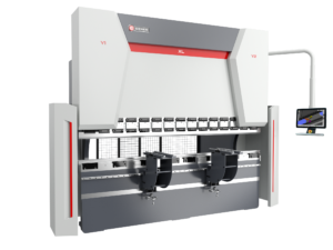 Pressa piegatrice idraulica mod. XL CNC ESA 875 fino a nr. 8 assi controllati