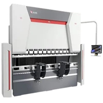 Pressa piegatrice idraulica mod. XL CNC ESA 875 con fino a 8 assi controllati